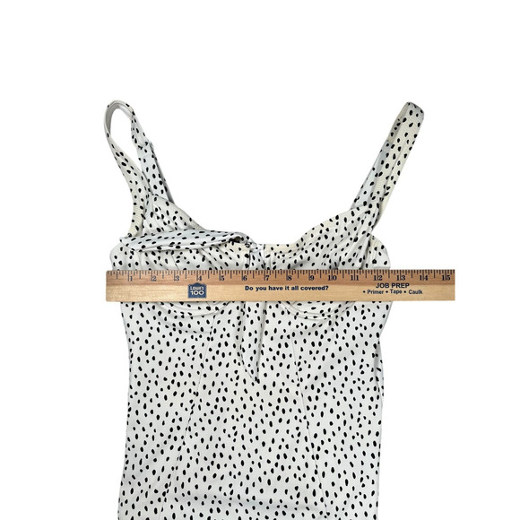 Zulu & Zephyr One Piece Bathing Suit Sz 6 Polka Dot Adjustable Swim Beach Vacay - Picture 5 of 11